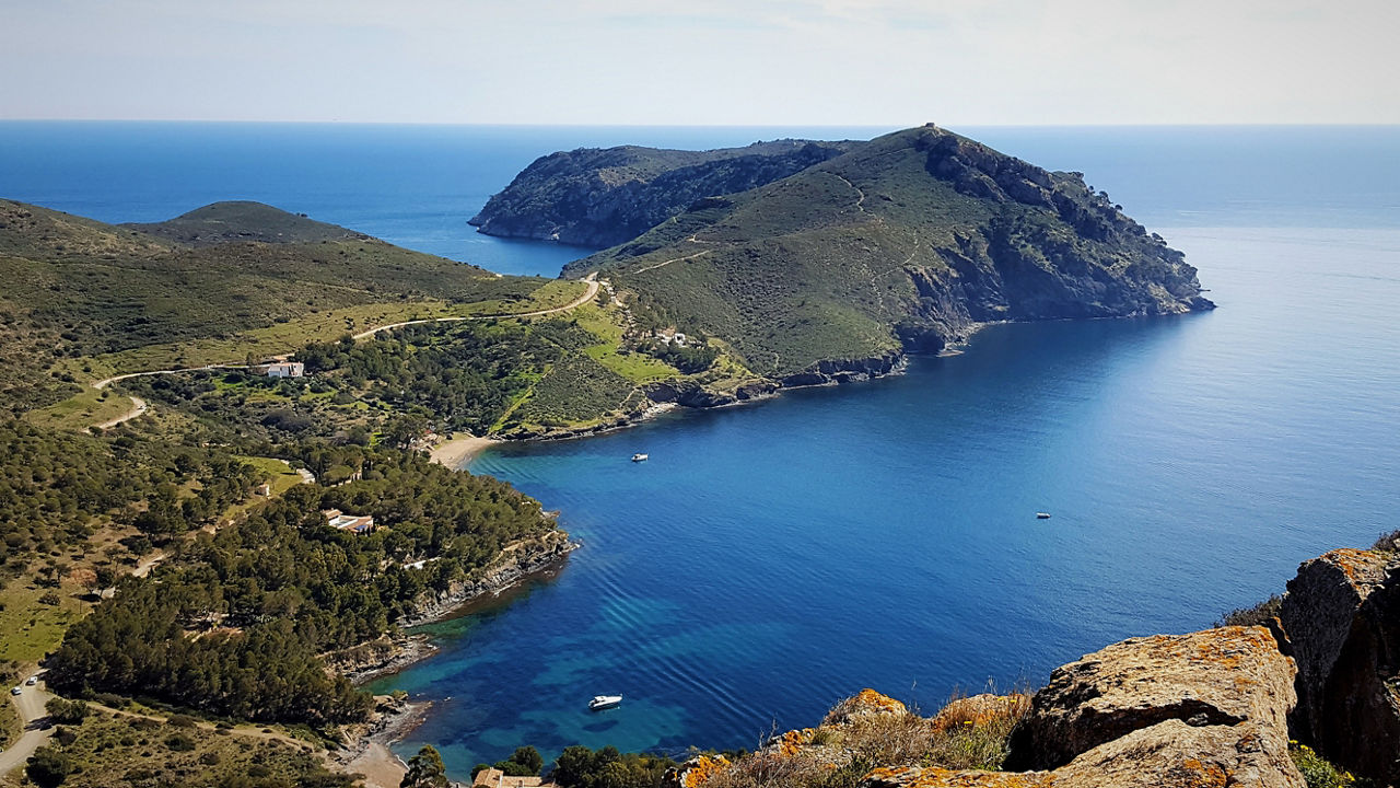 Vista aeria del Cap de Creus.