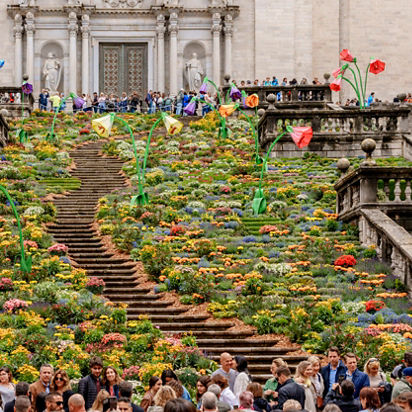 Goza de Girona, Temps de Flors en la ciudad de Girona