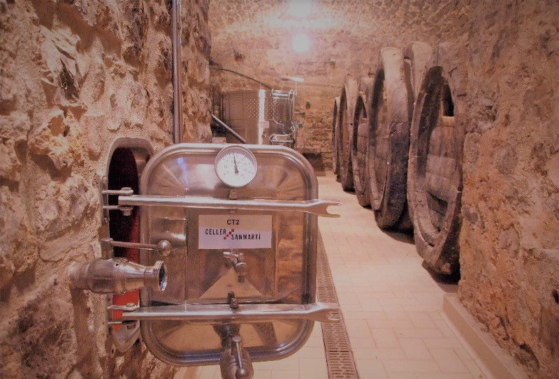 Botes del celler Sanmartí.
