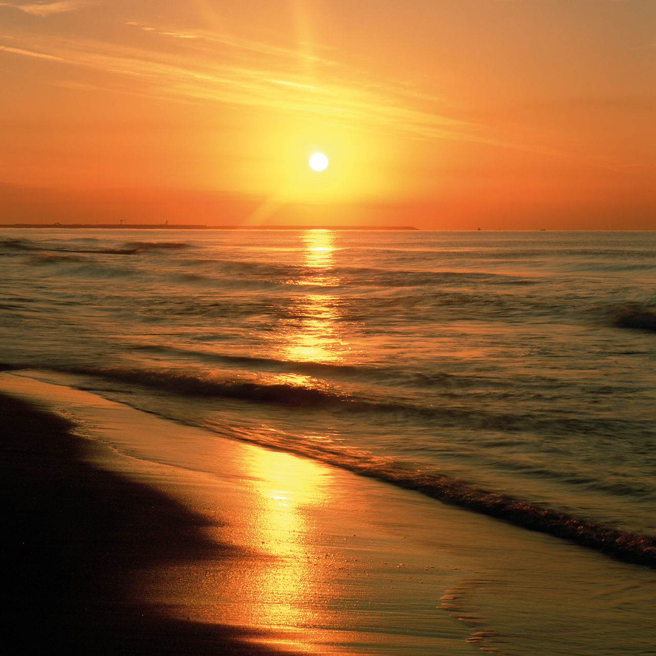 Posta de sol a Calafell.     