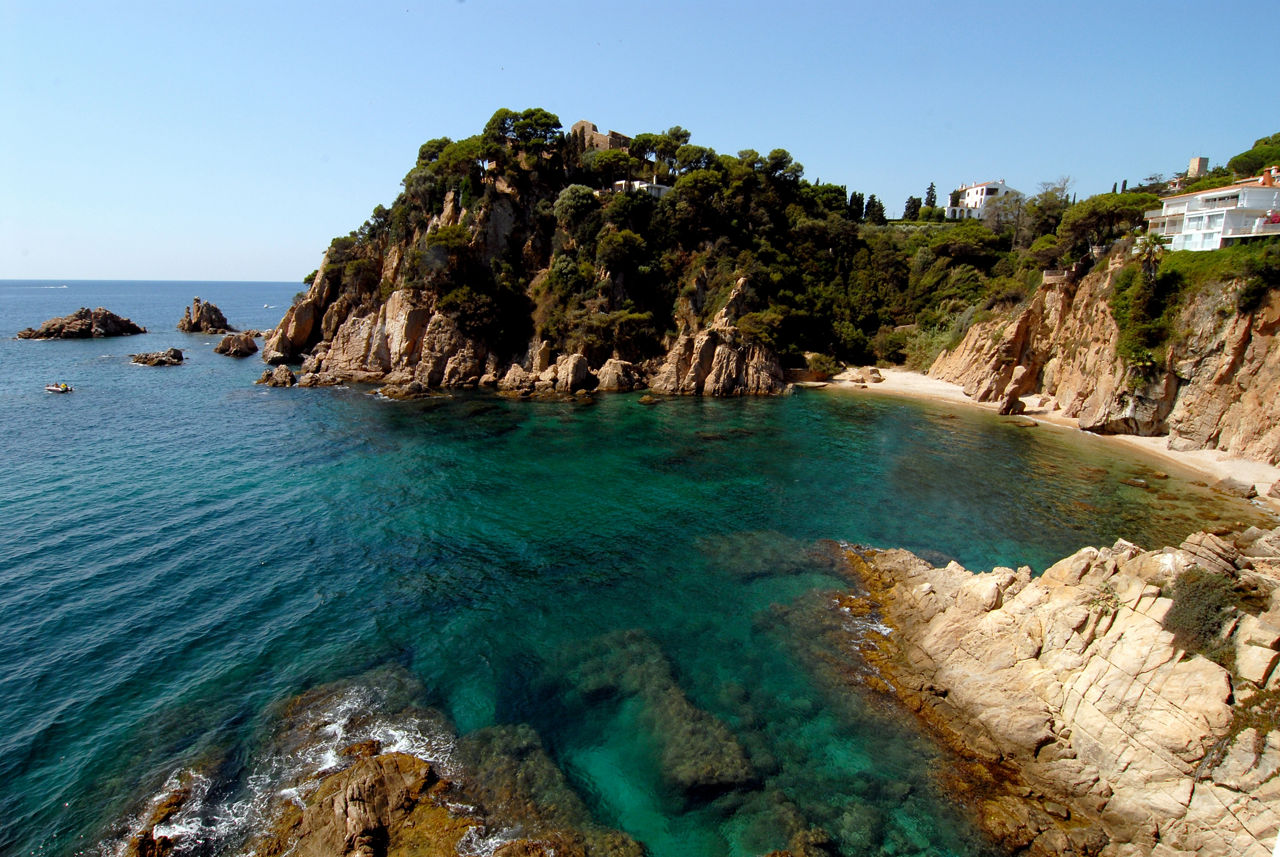 Cala Sa Forcanera a Blanes. 